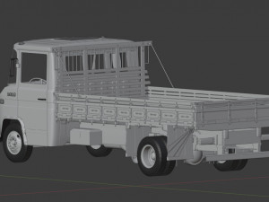 Mercedes 608 3D Модель