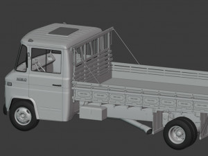 Mercedes 608 3D Модель