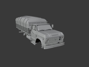 Truck chevrolet GM d60 3D Model