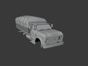 Caminhão chevrolet GM d60 Modelo 3D