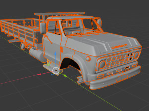 Truck chevrolet GM d60 Model 3D