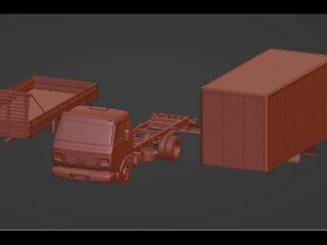 Fbx obj x3d Pack Mercedes Volkswagen chevrolet 3D Model