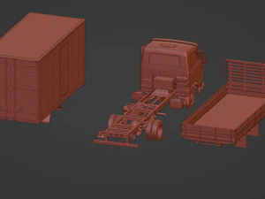 Fbx obj x3d Pack Mercedes Volkswagen chevrolet 3D Model