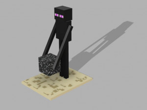 ender minecraft 3D प्रिंट मॉडल