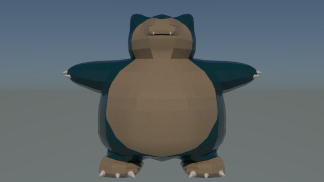snorlax- 3D 模型 .c4d .max .obj .3ds .fbx .stl .blend
