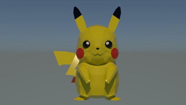 pikachu - modelo 3d 3D 모델 .c4d .max .obj .3ds .fbx .stl .blend 