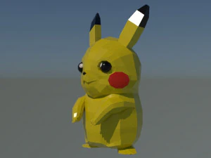 pikachu - modelo 3d 3D Model