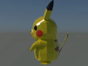 pikachu - modelo 3d 3D Model