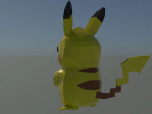 pikachu - modelo 3d 3D Model