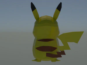 pikachu - modelo 3d 3D Model