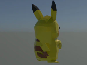 pikachu - modelo 3d 3D Model