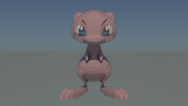 mew - modelo 3d 3D 模型 .c4d .max .obj .3ds .fbx .stl .blend 