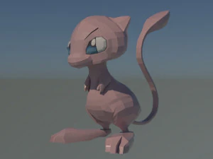 mew - modelo 3d 3D Model