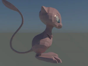 mew - modelo 3d 3D Model