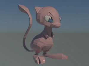 mew - modelo 3d 3D Model