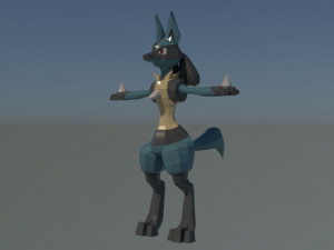 lucario - modelo 3d 3D 모델