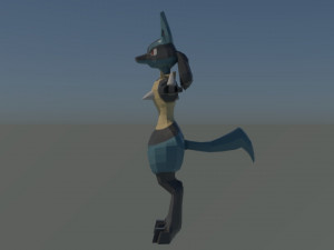 lucario - modelo 3d 3D 모델