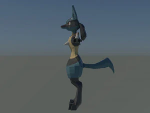 lucario - modelo 3d 3D Model