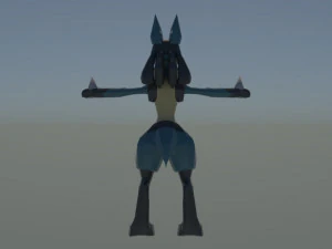 lucario - modelo 3d 3D Model