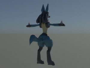 lucario - modelo 3d 3D 모델