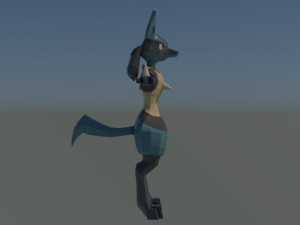 lucario - modelo 3d 3D 모델
