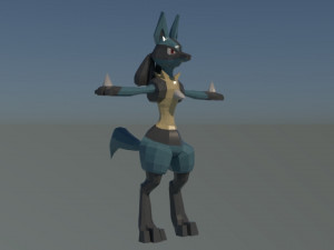 lucario - modelo 3d 3D 모델
