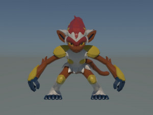 infernape - modelo 3d 3D Model