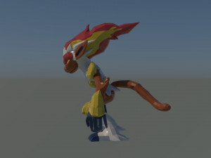 infernape - modelo 3d 3D Модель