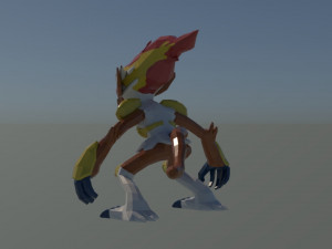 infernape - modelo 3d 3D Модель