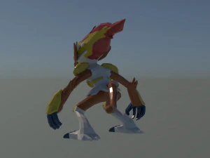 infernape - modelo 3d 3D Model