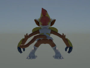 infernape - modelo 3d 3D Model