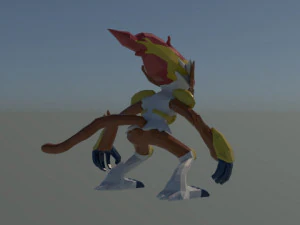infernape - modelo 3d 3D Model