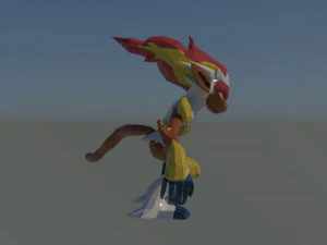 infernape - modelo 3d 3D Model