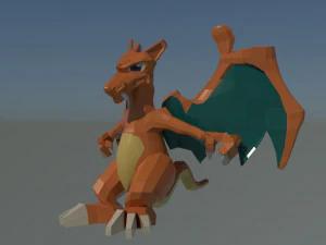 charizard - modelo 3d 3D Model