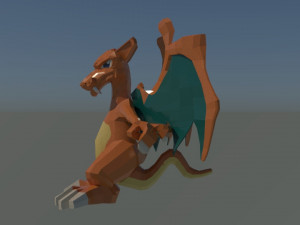 charizard - modelo 3d Model 3D