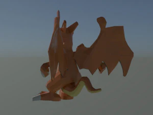 charizard - modelo 3d 3D Model