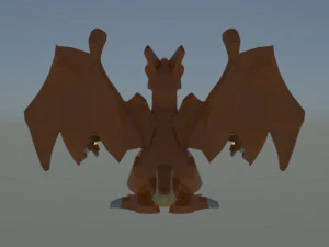 charizard - modelo 3d 3D Model