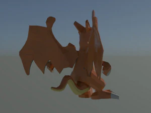 charizard - modelo 3d 3D Model