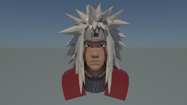jiraiya Modello 3D .c4d .max .obj .3ds .fbx .stl .blend 