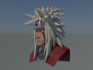 jiraiya Modello 3D