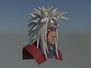 jiraiya Modello 3D