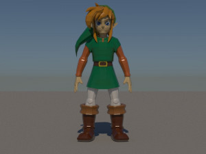 link - the legend of zelda 3D Model