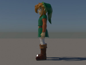 link - the legend of zelda 3D 모델