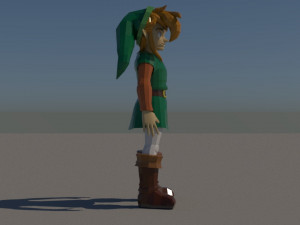 link - the legend of zelda 3D 모델