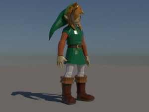 link - the legend of zelda 3D 모델