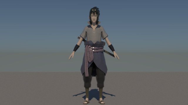 sasuke taka Modelo 3D .c4d .max .obj .3ds .fbx .stl .blend 