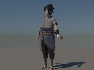 Sasuke Taka 3D Modell