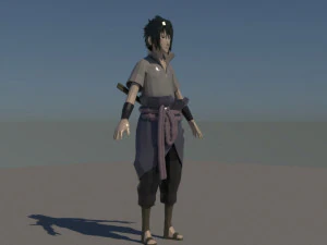 Sasuke Taka 3D Modell