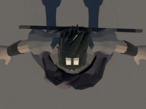 Sasuke Taka 3D Modell