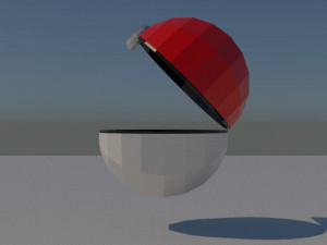 pokeball Modello 3D